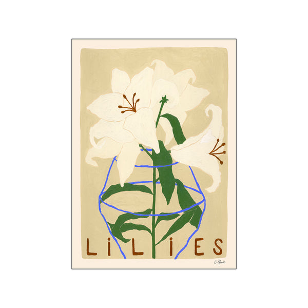 Lilies — Art print by The Poster Club x Carla Llanos from Poster & Frame