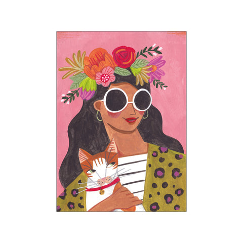 Cat Lady — Art print by Caroline Bonne Müller from Poster & Frame