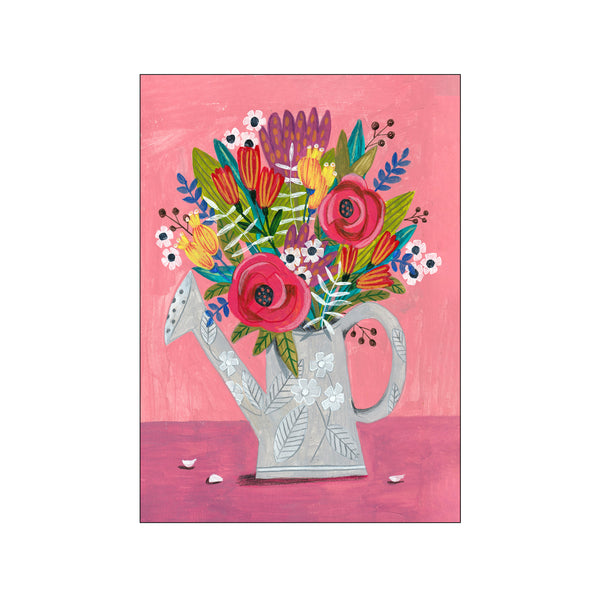 Watering Can with Flowers — Art print by Caroline Bonne Müller from Poster & Frame
