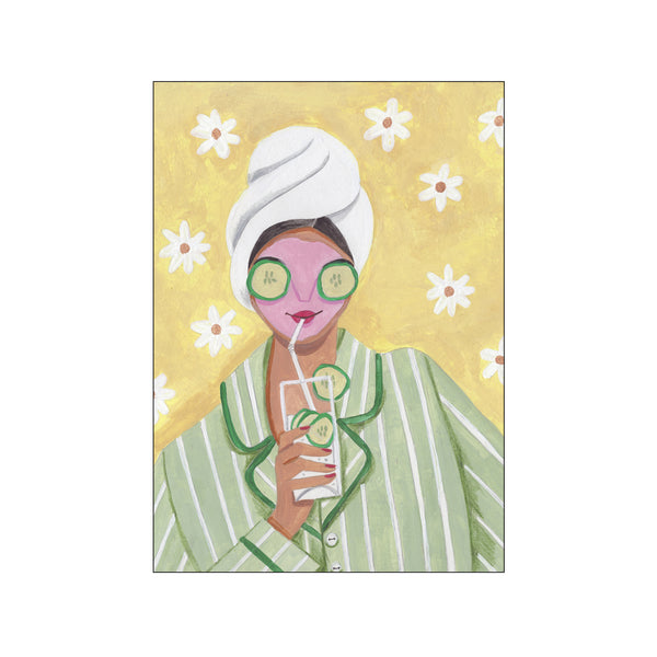 Woman Relax Time — Art print by Caroline Bonne Müller from Poster & Frame