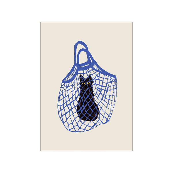 The Cats In The Bag — Art print by The Poster Club x Chloe Purpero Johnson from Poster & Frame