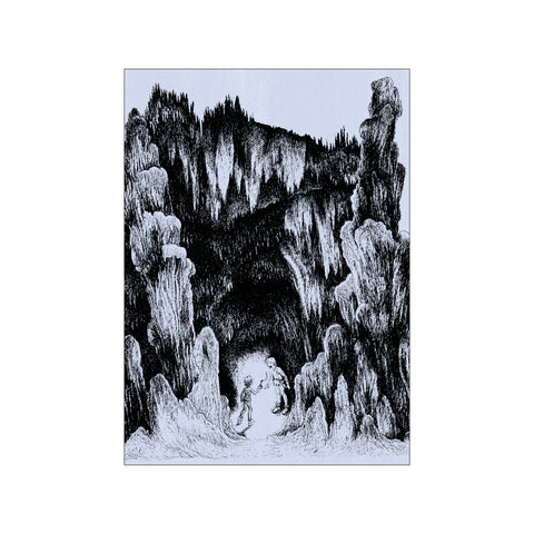 Cave - The Borthers Lionheart — Art print by Astrid Lindgren from Poster & Frame