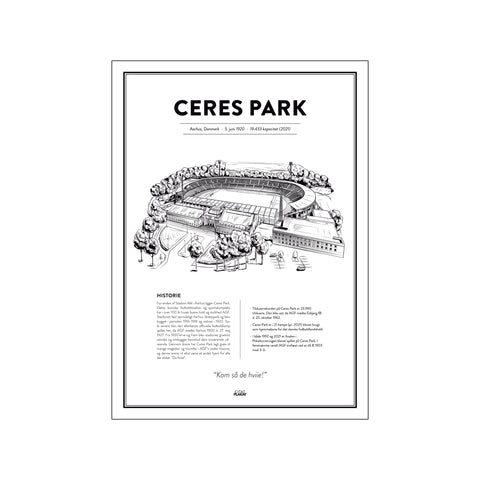 Ceres Park - AGF Arena — Art print by Fans Will Know from Poster & Frame