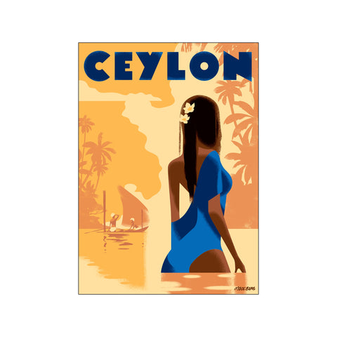 Ceylon Coconutbay — Art print by Mads Berg from Poster & Frame