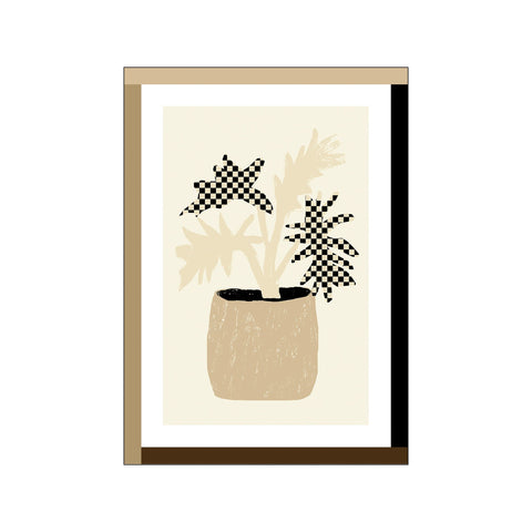 Checkmate Plant — Art print by French Toast Studio from Poster & Frame