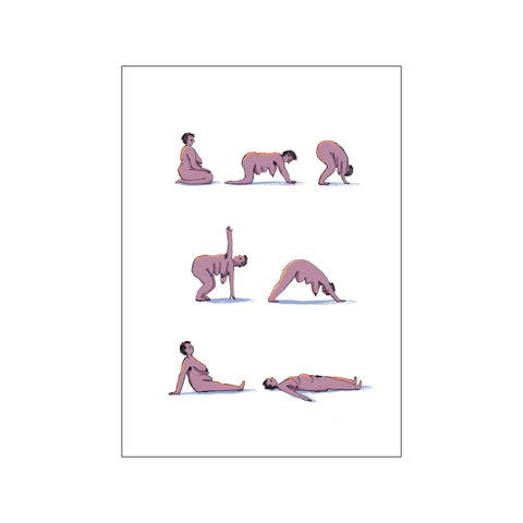 Chill yoga — Art print by Yoga Prints from Poster & Frame