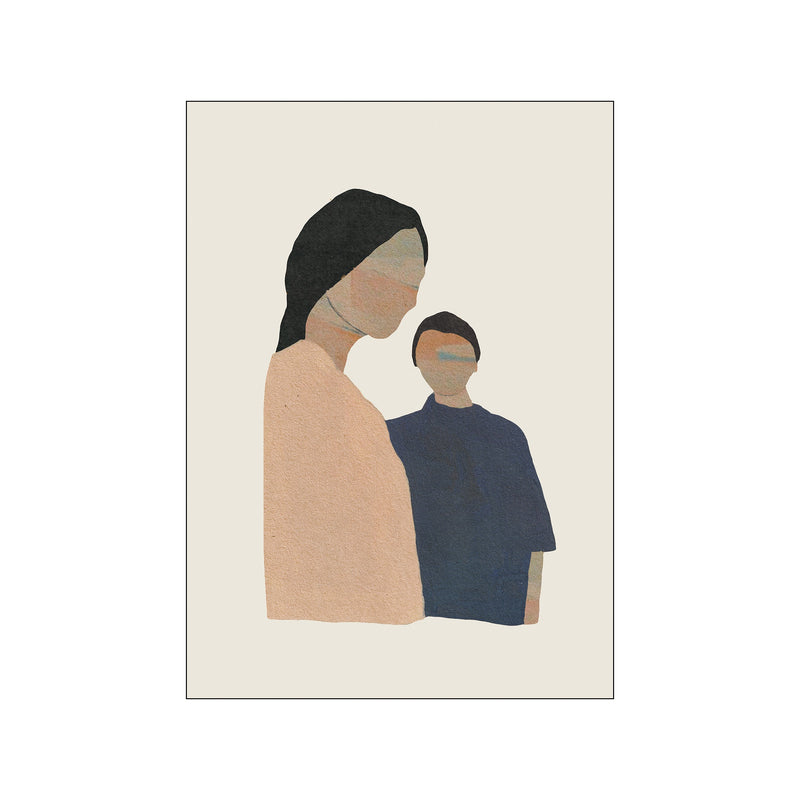 Twin Ladies — Art print by The Poster Club x Chloe Purpero Johnson from Poster & Frame