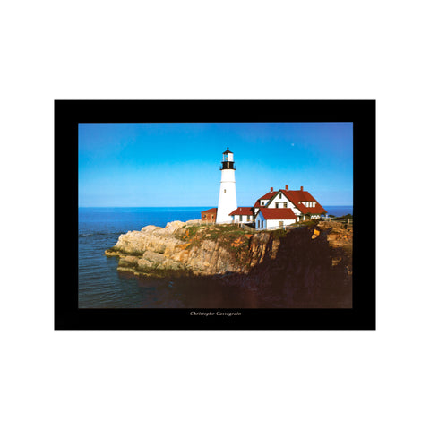 Cape Elizabeth Light House — Art print by Christophe Cassegrain from Poster & Frame