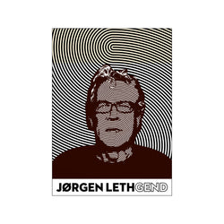 Jørgen Leth White — Art print by Cikkel Copenhagen from Poster & Frame