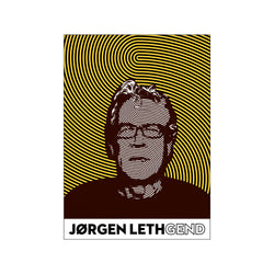 Jørgen Leth Yellow — Art print by Cikkel Copenhagen from Poster & Frame