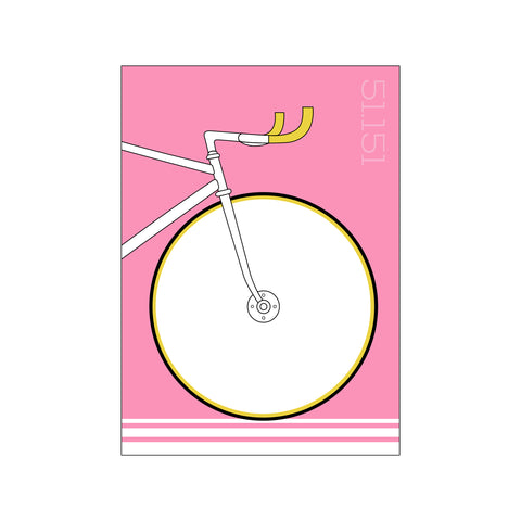 Un Ora Pink — Art print by Cikkel Copenhagen from Poster & Frame