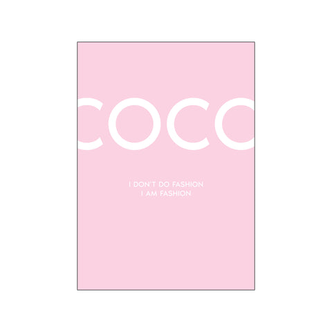 Coco - Rose — Art print by Citatplakat from Poster & Frame