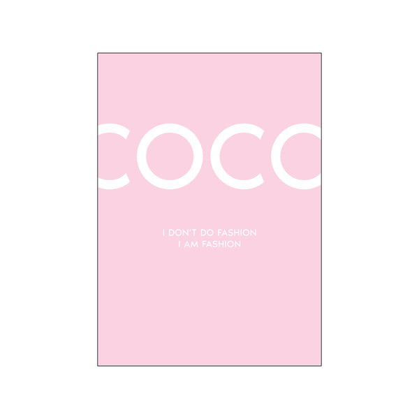 Coco - Rose — Art print by Citatplakat from Poster & Frame