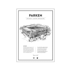 Parken – F.C. København stadionplakat — Art print by Citatplakat from Poster & Frame