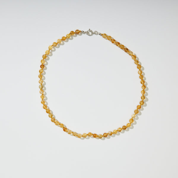 Citrine - Adult Necklace (18K Gold Plated)