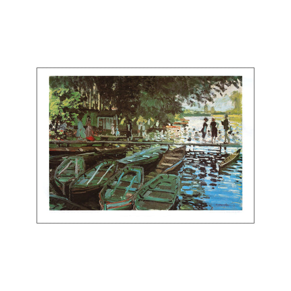 Bathers at "la Grenoillere" — Art print by Claude Monet from Poster & Frame
