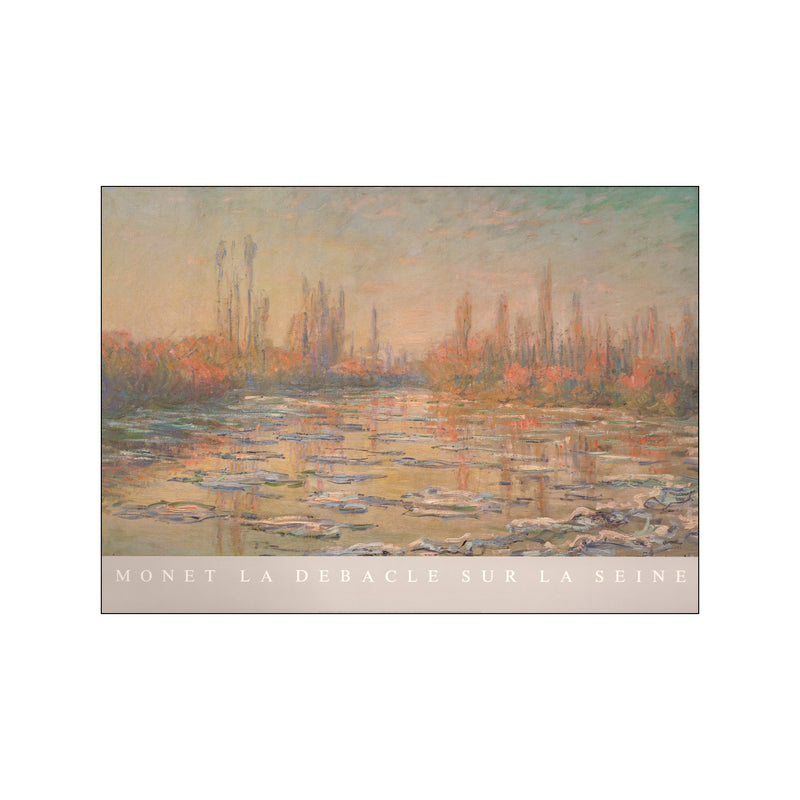 La Debacle Sur La Seine — Art print by Claude Monet from Poster & Frame
