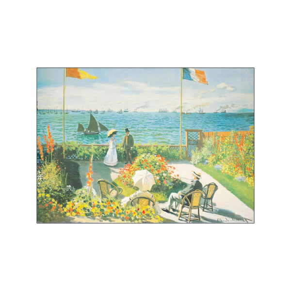Terrace of Saint-Tapress — Art print by Claude Monet from Poster & Frame