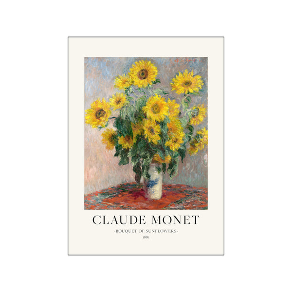 Bouquet Of Sunflowers — Art print by Claude Monet from Poster & Frame