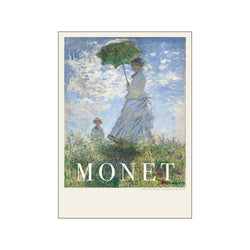 Woman With Parasol — Art print by Claude Monet from Poster & Frame
