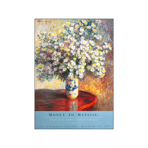 Asters - Los Angeles county Museum of Art — Art print by Claude Monet from Poster & Frame