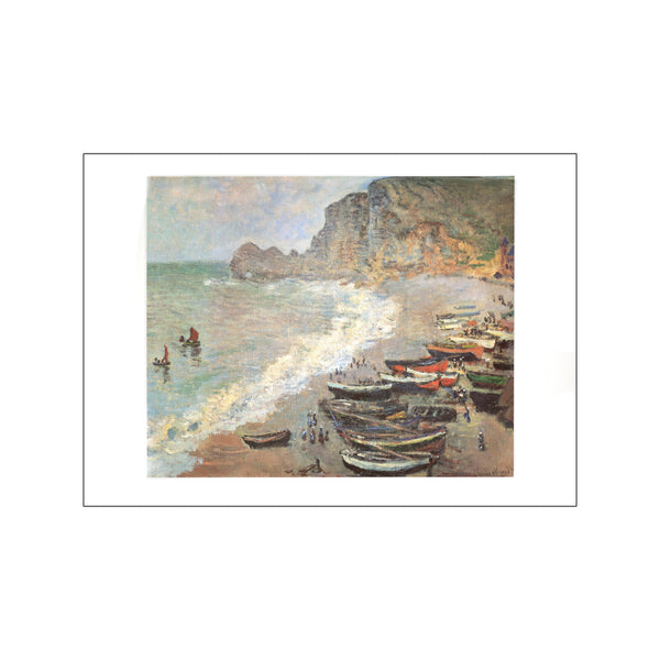 Boats at Etretat 1883 — Art print by Claude Monet from Poster & Frame