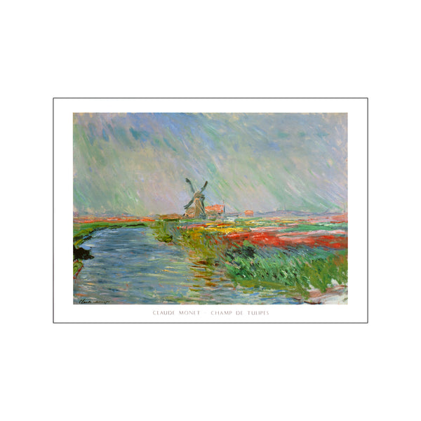 Champ de Tulips — Art print by Claude Monet from Poster & Frame