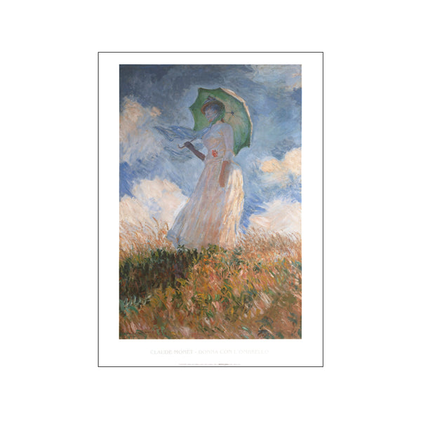 Donna Con L'Ombrello — Art print by Claude Monet from Poster & Frame