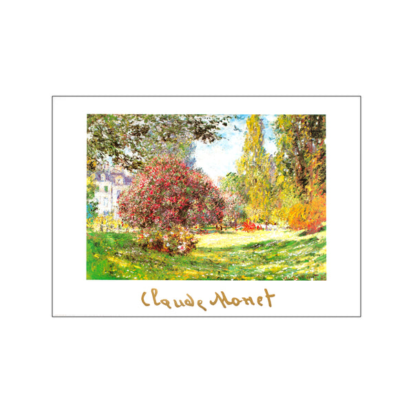 Il Parco Monceau 1876 — Art print by Claude Monet from Poster & Frame