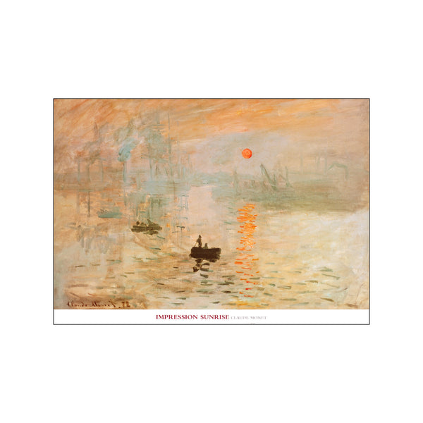 Impression Sunrise — Art print by Claude Monet from Poster & Frame