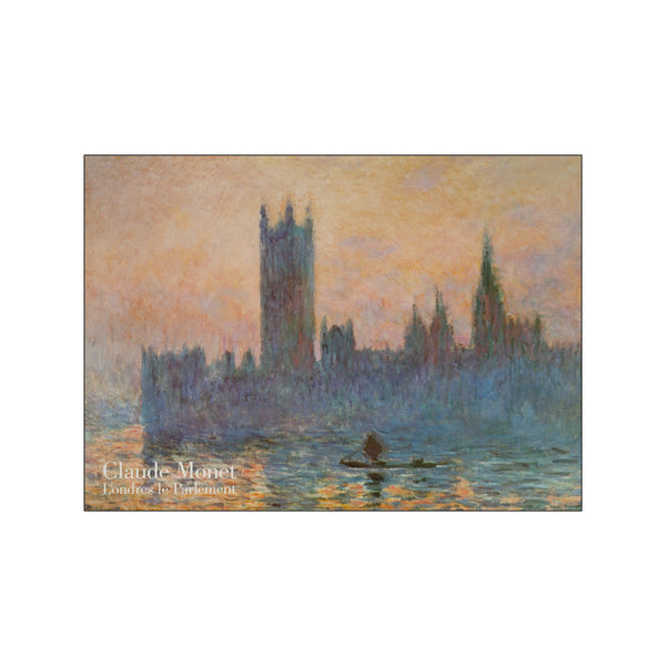 Londres le Parlement — Art print by Claude Monet from Poster & Frame