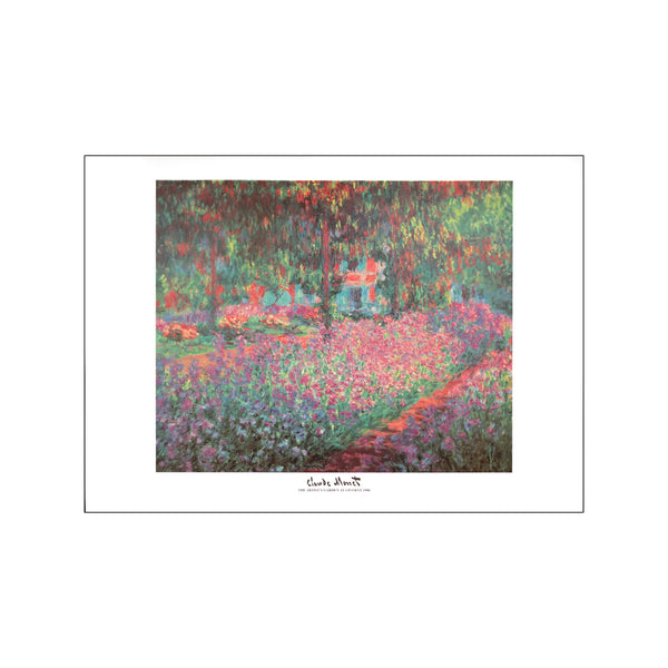 The Artist's garden at Giverny 1900 — Art print by Claude Monet from Poster & Frame