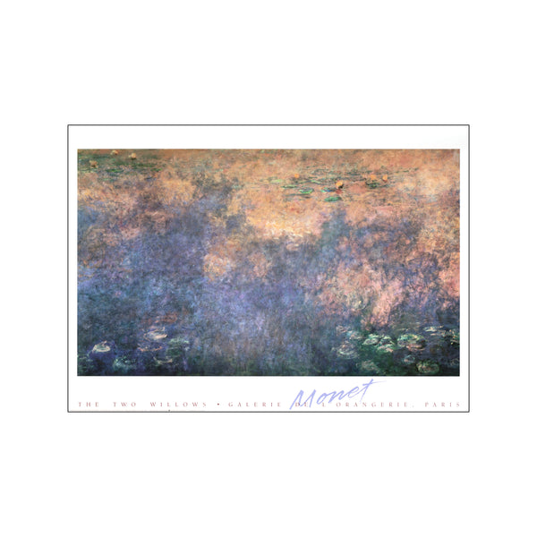 The Two Willows — Art print by Claude Monet from Poster & Frame