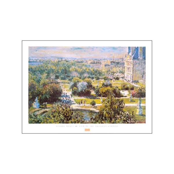 View of the Tuileries Gardens — Art print by Claude Monet from Poster & Frame