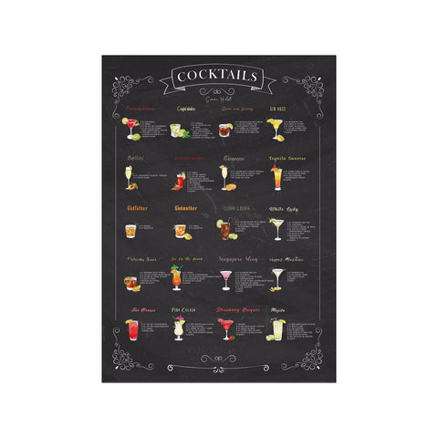 Cocktails — Art print by Simon Holst from Poster & Frame