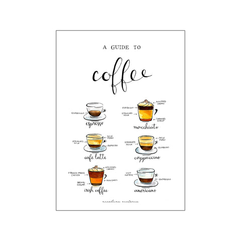 Coffee Guide — Art print by Nicoline Victoria from Poster & Frame