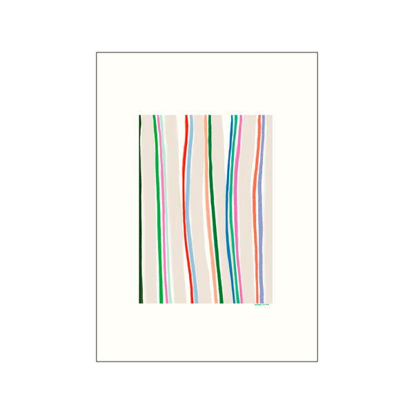 Colorful Lines — Art print by Engberg Studio from Poster & Frame
