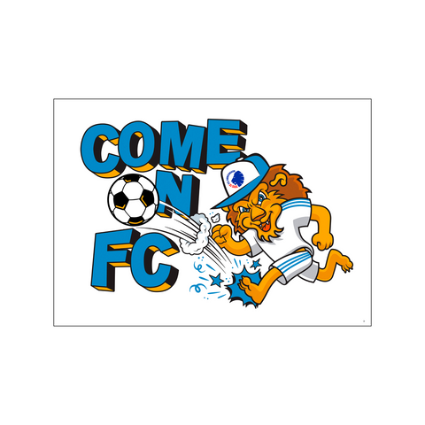 Come on FC — Art print by TOT CPH from Poster & Frame