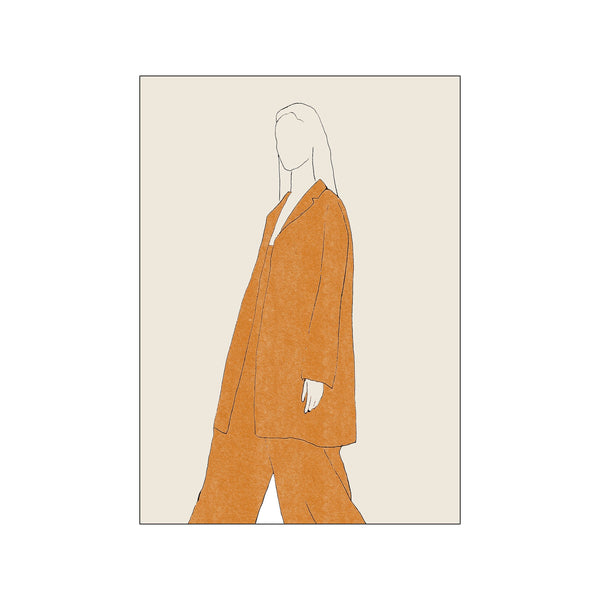 Comfy Suit — Art print by The Poster Club x Chloe Purpero Johnson from Poster & Frame