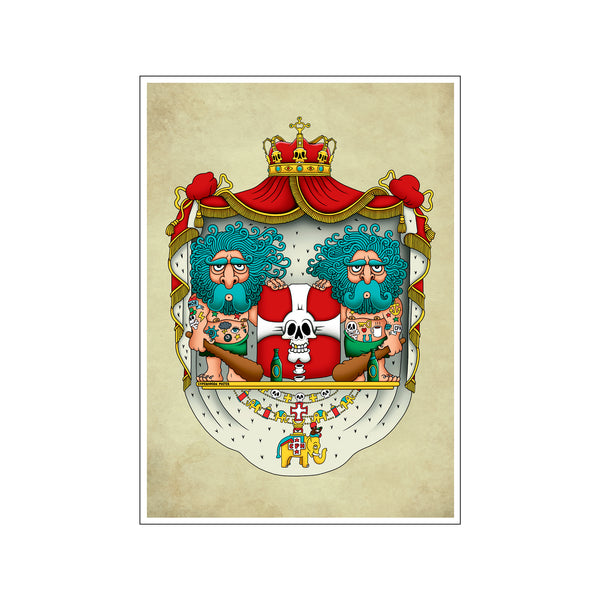 Coat of Arms — Art print by Copenhagen Poster from Poster & Frame