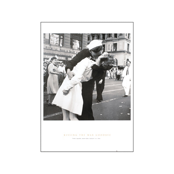 Kissing The War Goodbye — Art print by Corbis from Poster & Frame