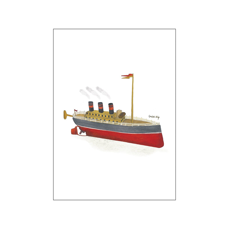 Cruiseship — Art print by Tiny Goods from Poster & Frame