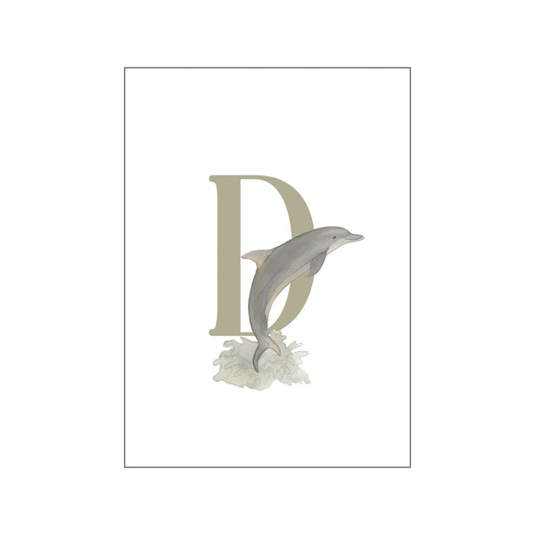 D-Delfin — Art print by Tiny Goods from Poster & Frame