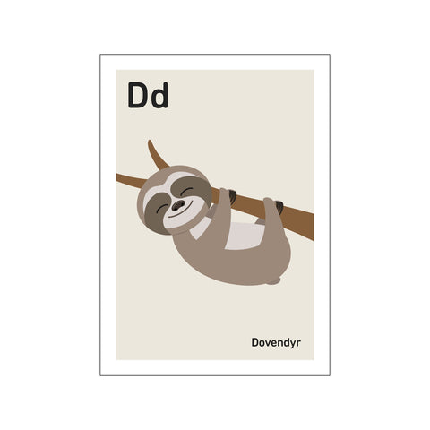 D — Art print by Stay Cute from Poster & Frame