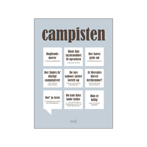 Campisten — Grå — Art print by Dialægt from Poster & Frame