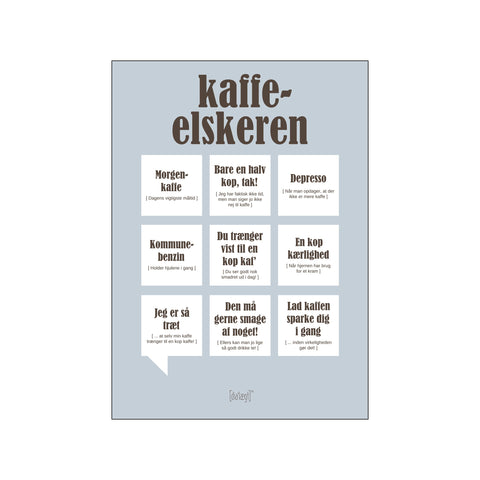 Kaffeelskeren — Grå — Art print by Dialægt from Poster & Frame