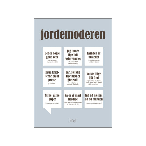 Jordemoderen — Grå — Art print by Dialægt from Poster & Frame