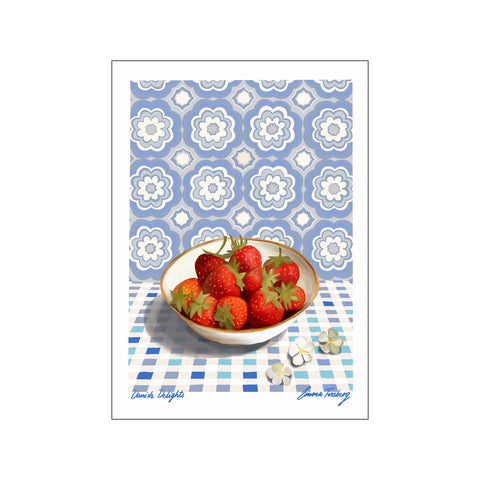 Danish Delights Blue — Art print by Emma Forsberg from Poster & Frame