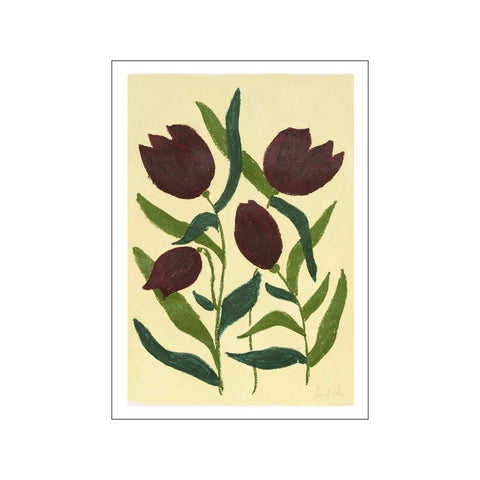 Dark tulips — Art print by Camilla Bergqvist from Poster & Frame