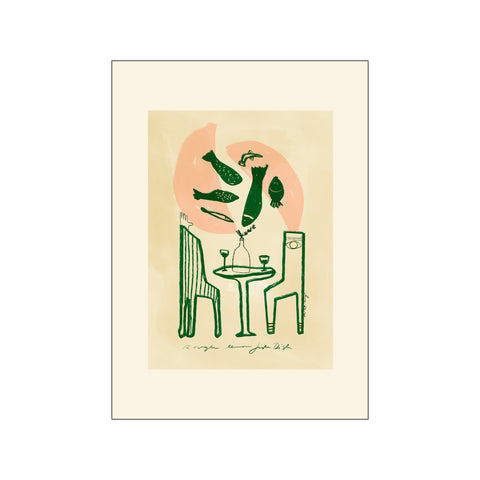 Green Lemon Fish — Art print by Das Rotes Rabbit from Poster & Frame